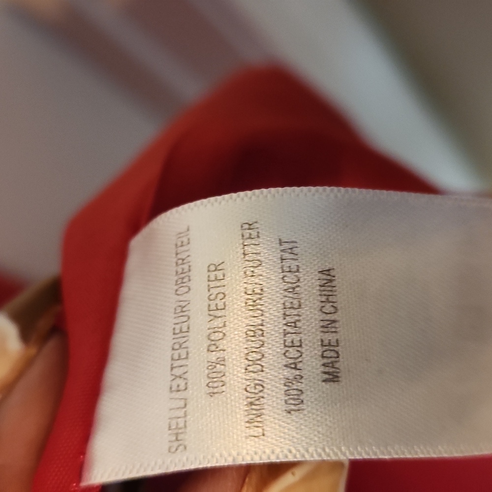 Adrianna Papell Red Flared Dress Size 6 - Picture 10 of 12